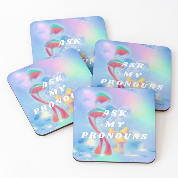 Item preview, "Ask My Pronouns" - Pronoun Gear designed and sold by Jeeb's Junkyard.