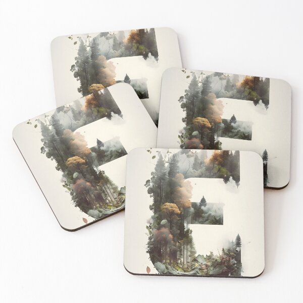 Item preview, Letter E Double Exposure designed and sold by dotperinchart.