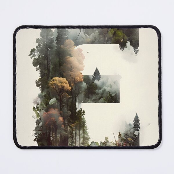 Item preview, Letter E Double Exposure designed and sold by dotperinchart.