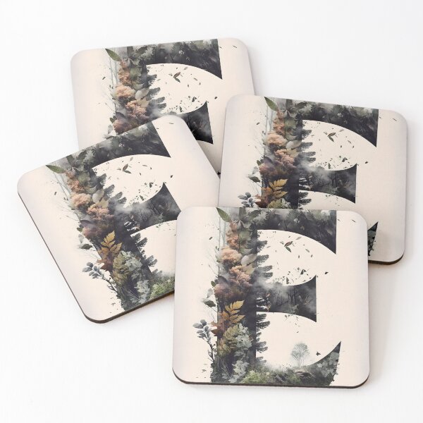 Item preview, Letter E Double Exposure designed and sold by dotperinchart.