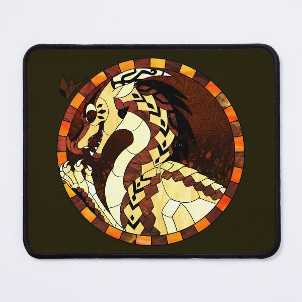 Item preview, Wings of Fire Onyx Stained Glass Portrait [Standard Variant] designed and sold by CalypsoStudio.