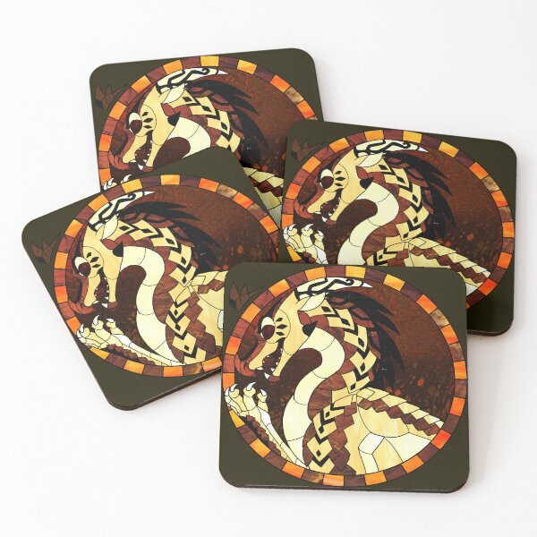 Item preview, Wings of Fire Onyx Stained Glass Portrait [Standard Variant] designed and sold by CalypsoStudio.