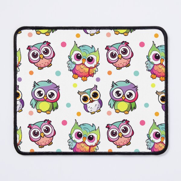 Item preview, Cute, colorful and smart owls! designed and sold by LuizLentini.