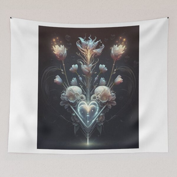 Item preview, Blooming Love - A Heartwarming Art Piece of Love and Romance with Roses designed and sold by Splash-Arts.