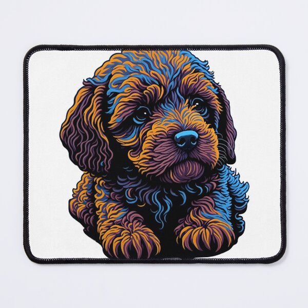 Item preview, Cute Colorful Puppy designed and sold by ArtsyWishesShop.