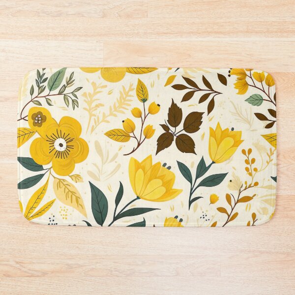Item preview, Yellow Wildflower Pattern  designed and sold by Ecollections.