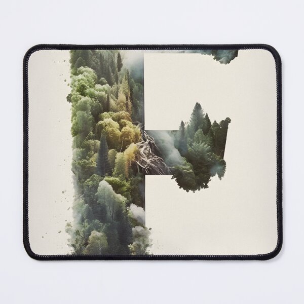 Item preview, Letter F Double Exposure designed and sold by dotperinchart.