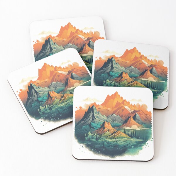 Item preview, Mountains Colorfull designed and sold by LJaco.