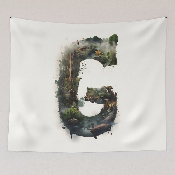 Item preview, Letter G Double Exposure designed and sold by dotperinchart.