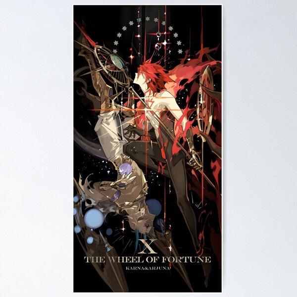 Item preview, Fate Grand Order Tarot: "The Wheel of Fortune" Arjuna and Karna designed and sold by gravesbear.