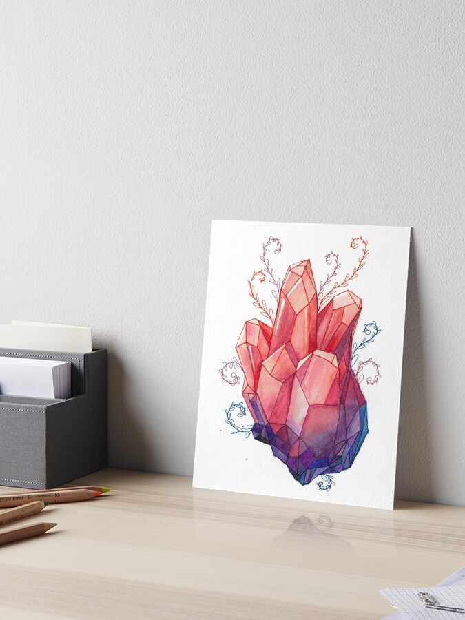 Crystal Heart | Art Board Print