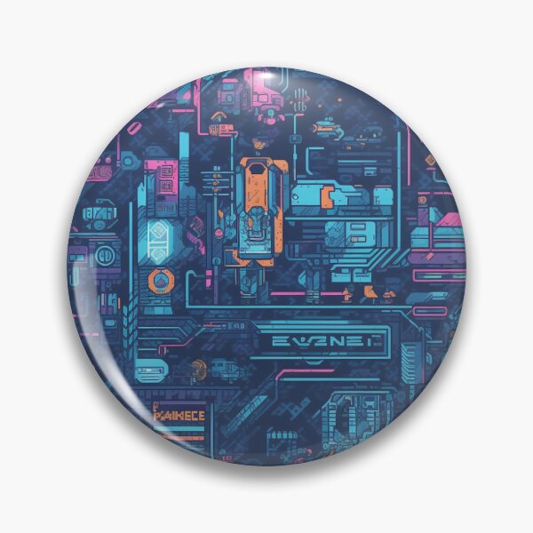Item preview, Cyberpunk Pixels designed and sold by Burts-Beans.