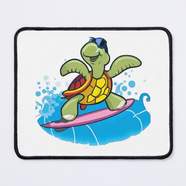 Item preview, Surfing turtle designed and sold by TheScruffyGoose.