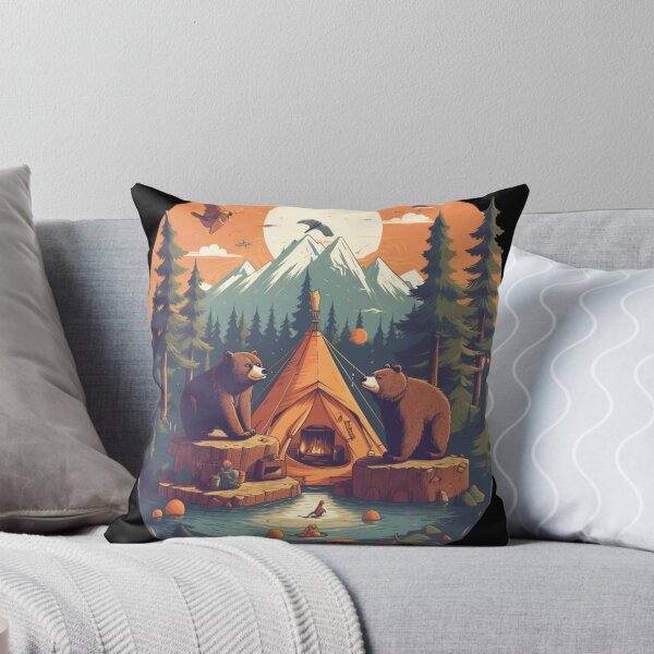 Item preview, Camping With Bears. designed and sold by DiamondPixel.