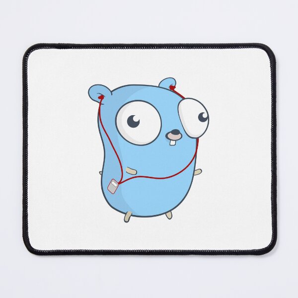Item preview, The Golang Gopher: Music Party designed and sold by hellkni9ht.