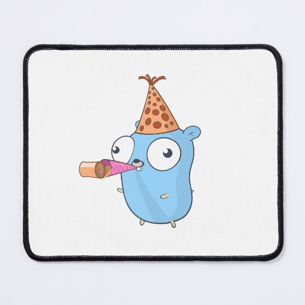 Item preview, The Golang Gopher: Birthday Party designed and sold by hellkni9ht.
