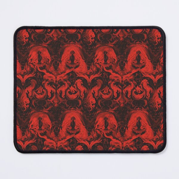 Artikelvorschau, Pattern Demon Waves Dark Red Scary entworfen und verkauft von Arncil.