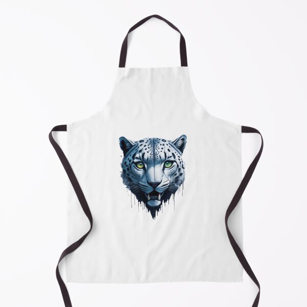 Item preview, snow leopard head digital ilustration designed and sold by DONCY.