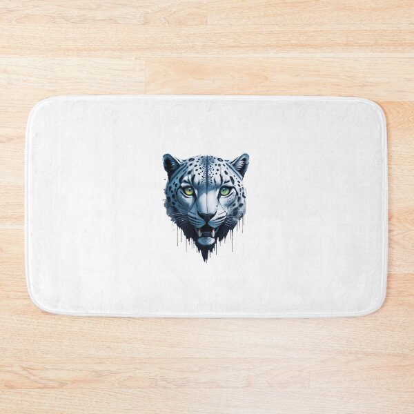 Item preview, snow leopard head digital ilustration designed and sold by DONCY.
