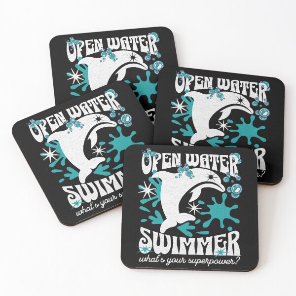 Item preview, Open water swimmer - dolphin design designed and sold by EvergreenWhimsy.