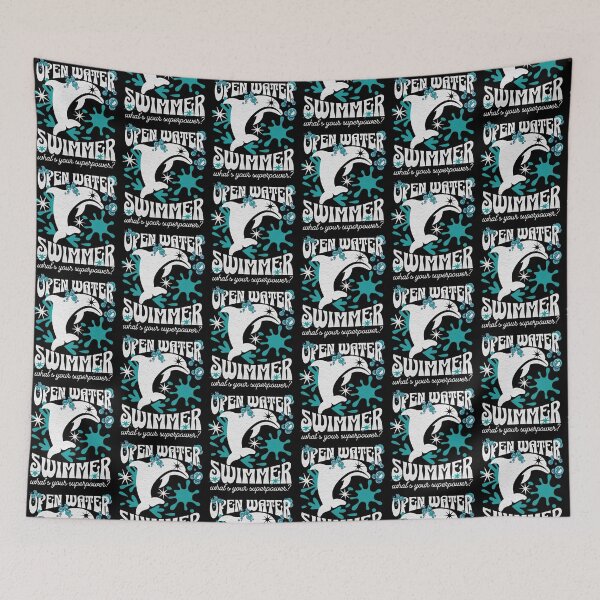 Item preview, Open water swimmer - dolphin design designed and sold by EvergreenWhimsy.