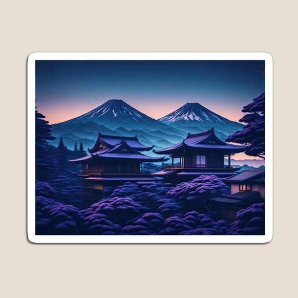 Aperçu de l'œuvre Temple du Japon créée et vendue par OmStyleStudio.