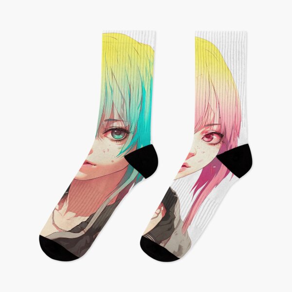 Item preview, Anime twin girls designed and sold by ArcherDelights.