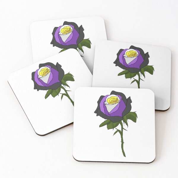 Item preview, Subtle Pride Rose Nonbinary Pride Flag designed and sold by Zeons-Art.