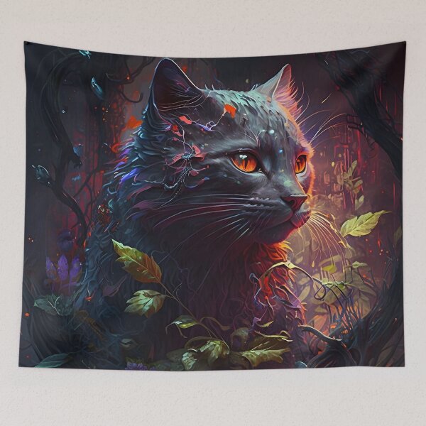 Item preview, Fantasy Cat art #14 designed and sold by YourMajestyLuna.