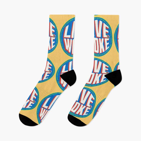 Item preview, PMD00733 Progressive Movement Designs Live Woke design shows you are woke and support progressive policy goals for progressive Democrats and Independents and Bernie Sanders supporters designed and sold by ProgressiveLeft.