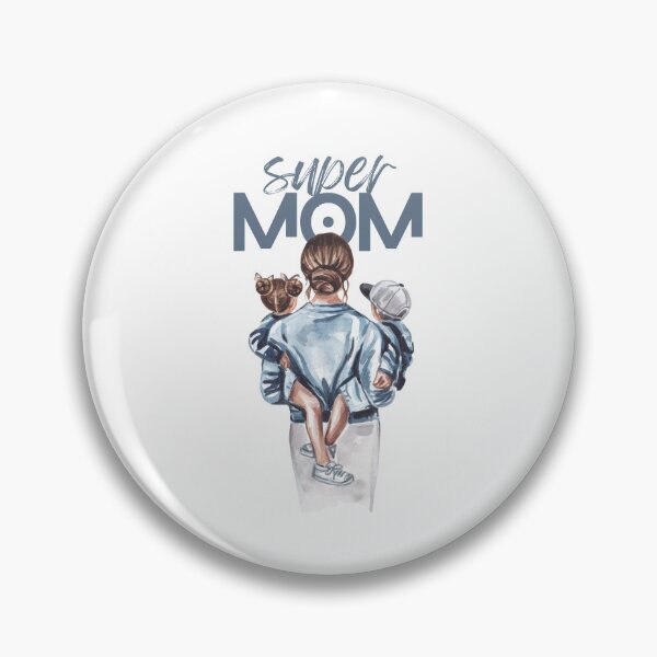 Item preview, Super mom designed and sold by Giovanni's  Brown Quotes.