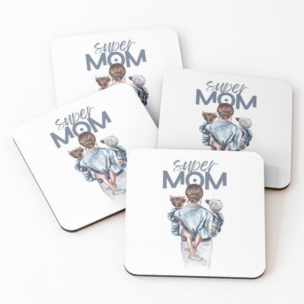 Item preview, Super mom designed and sold by Giovanni's  Brown Quotes.