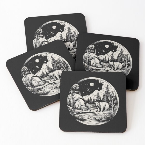 Item preview, Camping With Bears. designed and sold by DiamondPixel.