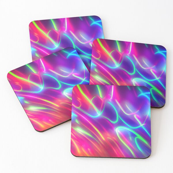 Item preview, Abstract neon colors designed and sold by Djantrix.