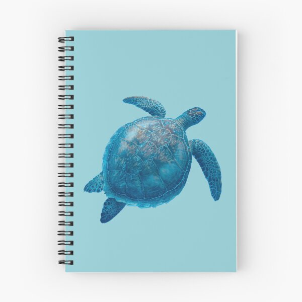 Item preview, Teal Sea Turtle Swimming designed and sold by paulabidiman.