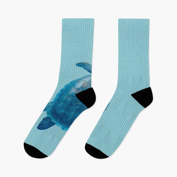 Item preview, Teal Sea Turtle Swimming designed and sold by paulabidiman.