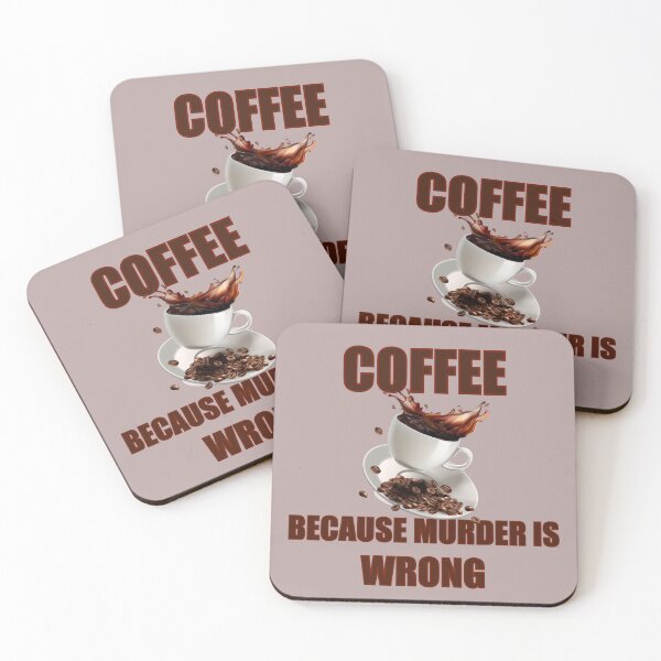 Item preview, Murder is Wrong designed and sold by Black-Orc.