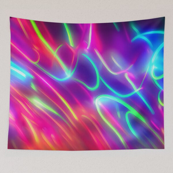Item preview, Abstract neon colors designed and sold by Djantrix.