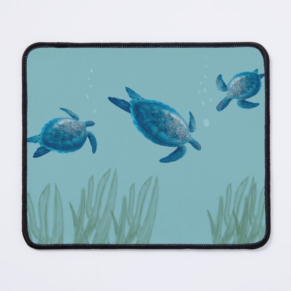 Item preview, Swimming sea turtles designed and sold by paulabidiman.