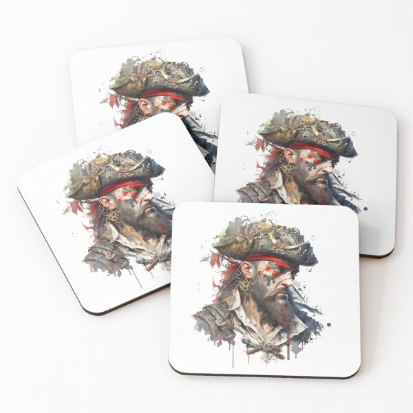 Item preview, Watercolor Fantasy Pirate Adventure - Set Sail for a Magical Journey designed and sold by Teez-Stix.