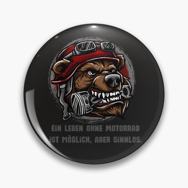 Item preview, Biker Bear designed and sold by BlackandCollor.