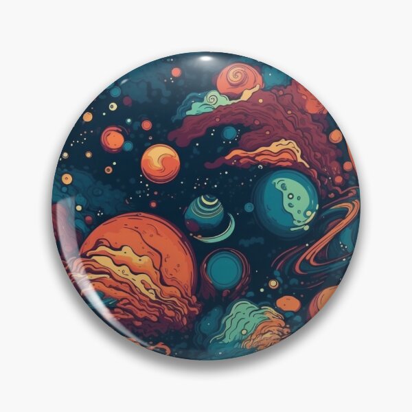 Item preview, Pattern Galaxy Space Planets Universe Colorful designed and sold by Arncil.