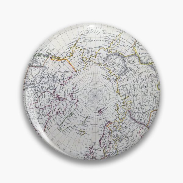 Item preview, North Pole Map 1831 designed and sold by colourfind.