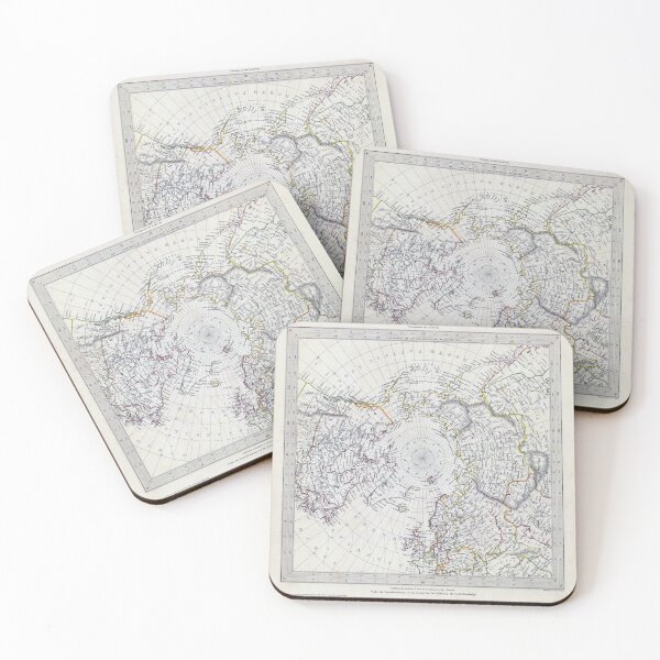 Item preview, North Pole Map 1831 designed and sold by colourfind.
