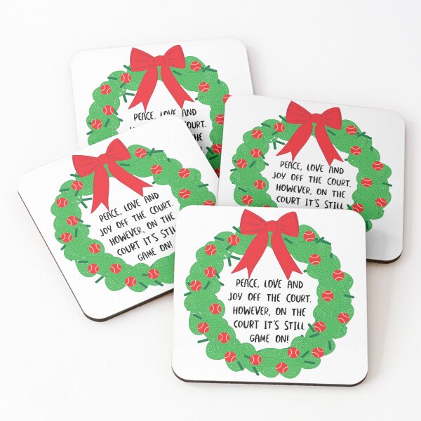 Item preview, Funny Padel Christmas Wreath designed and sold by whyitsme.