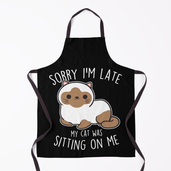 Item preview, Siamese Cat Sorry I'm Late designed and sold by Clara Hollins.