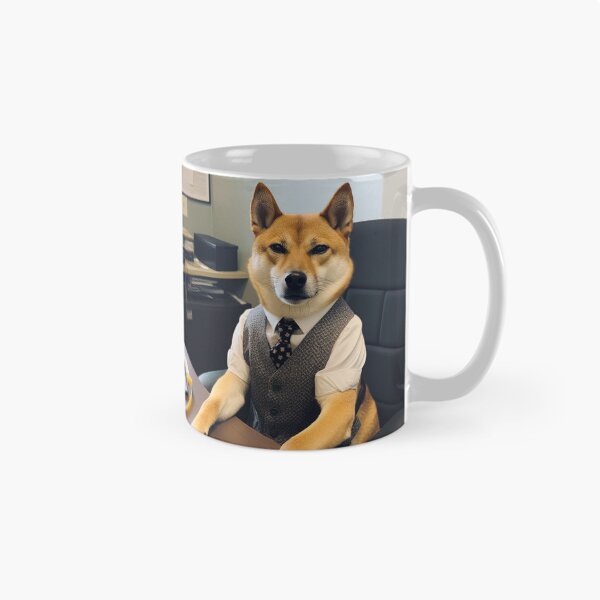 Item preview, Meet The Boss of Dog News,  Mr Shiba-Inu designed and sold by LividPhoto.