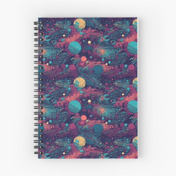 Item preview, Pattern Galaxy Space Planets Neon Universe designed and sold by Arncil.