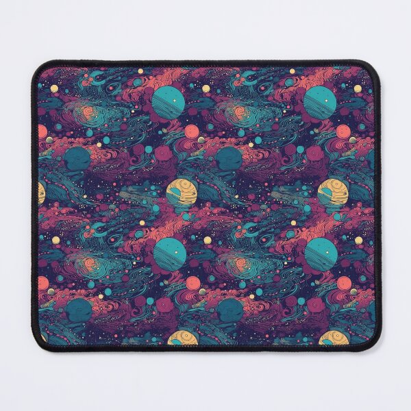 Item preview, Pattern Galaxy Space Planets Neon Universe designed and sold by Arncil.