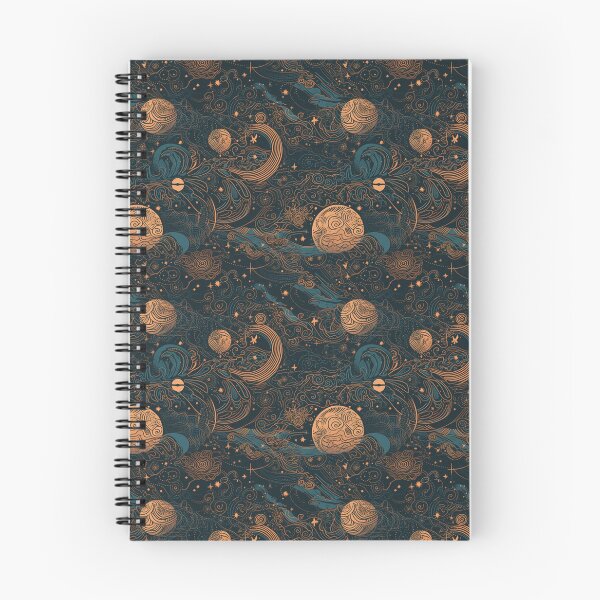 Item preview, Pattern Galaxy Space Planets Linear Universe designed and sold by Arncil.